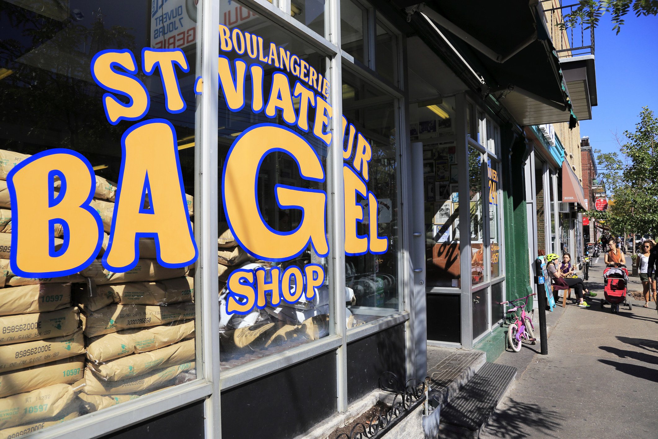 St. Viateur Bagel shop in Montreal.