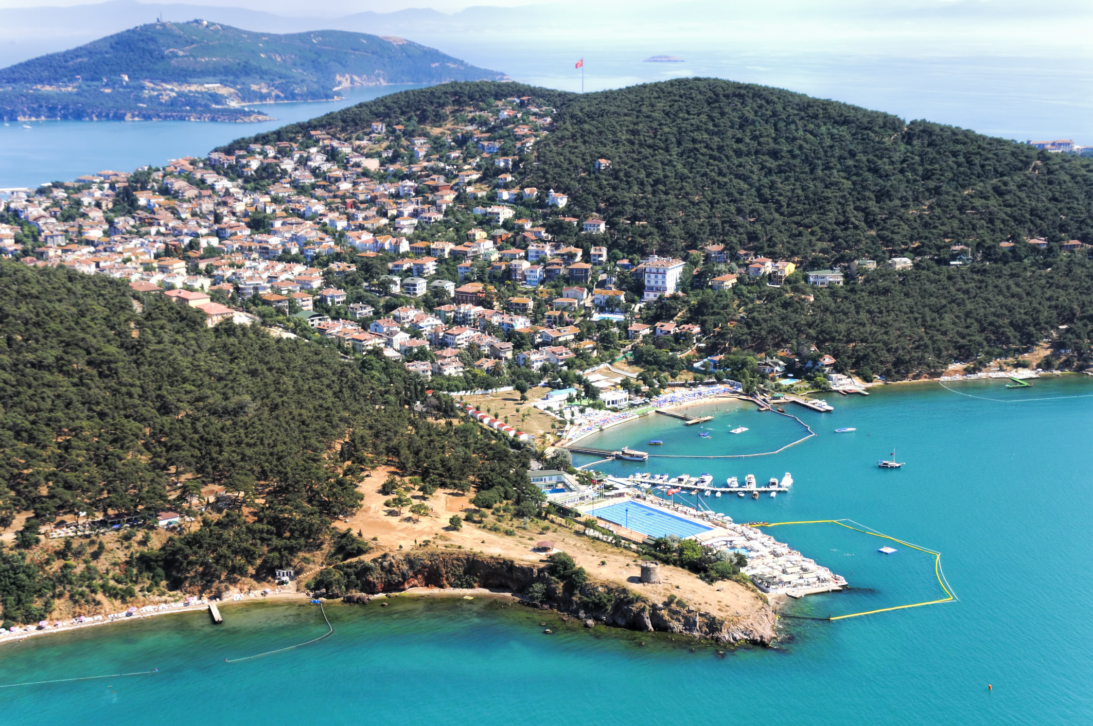 A view of Burgazada, Istanbul.