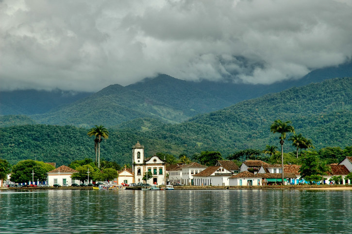 The colonial town of Paraty, Brazil.