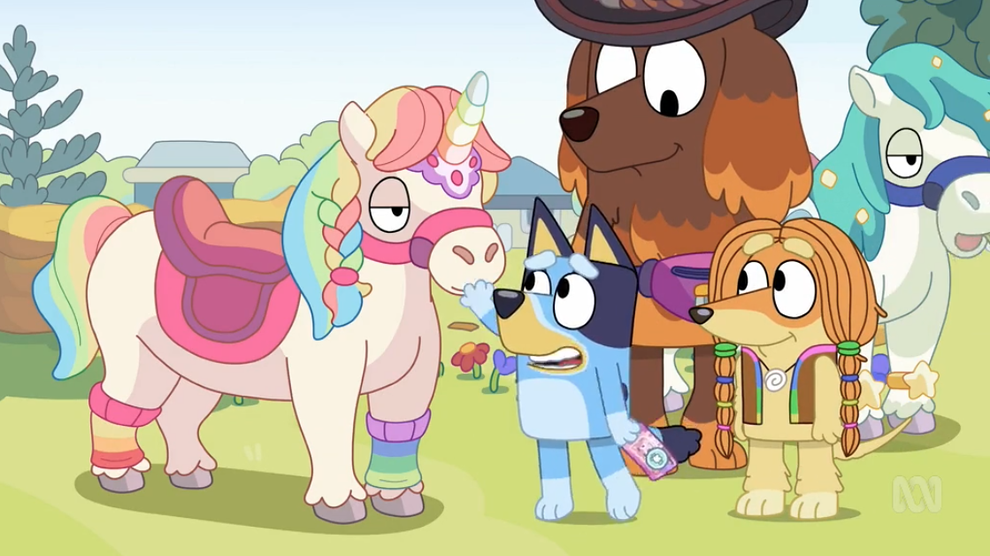 "Bluey" An Episode Was Edited In The USA To Remove A Scene Of A Pony Pooping