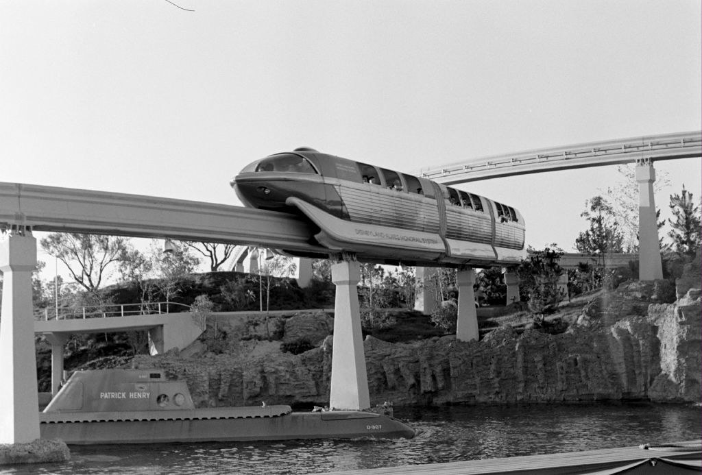 1950 Disneyland monorail