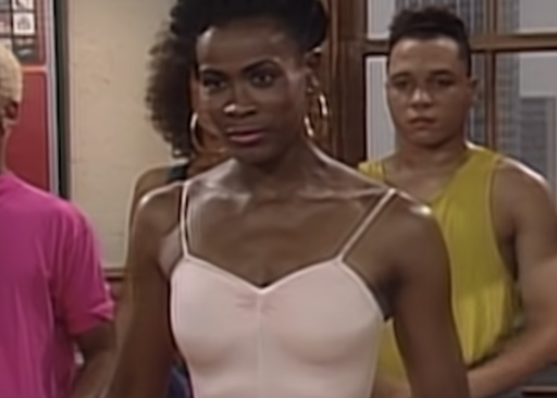 Janet dancing in the show