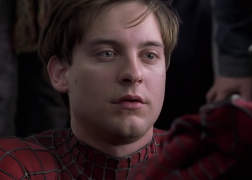 Tobey as Spider-Man