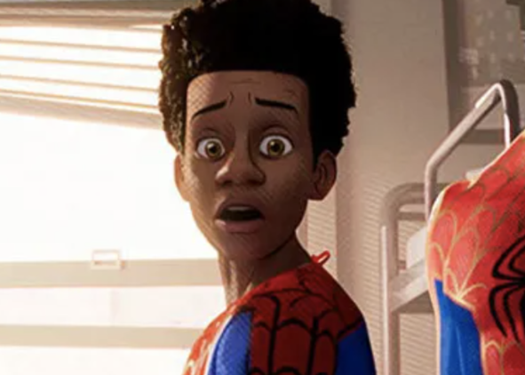 Shameik as an animated Spider-Man