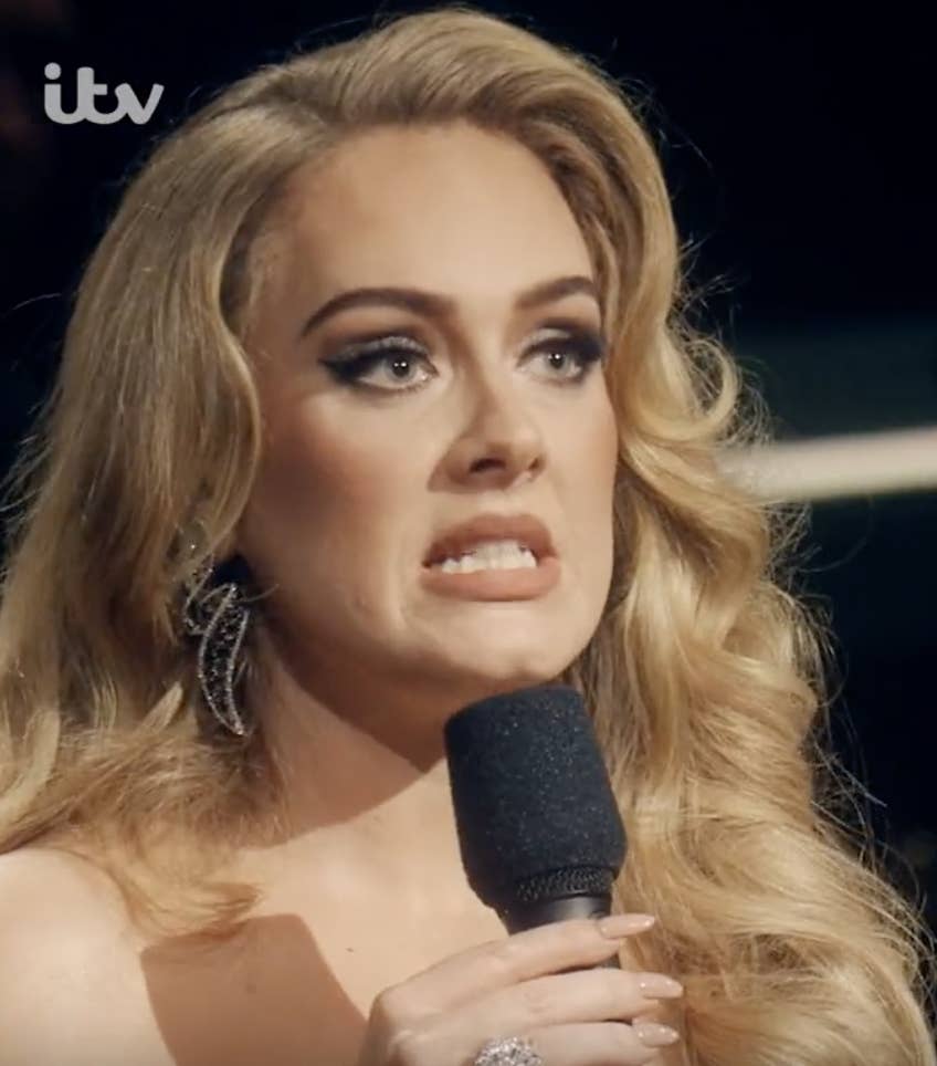 Adele Cries At Concert Teacher Reunion