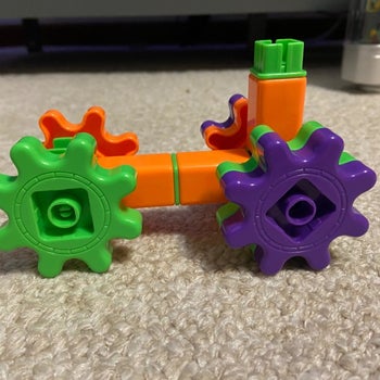 A vehicle fashioned out of gears