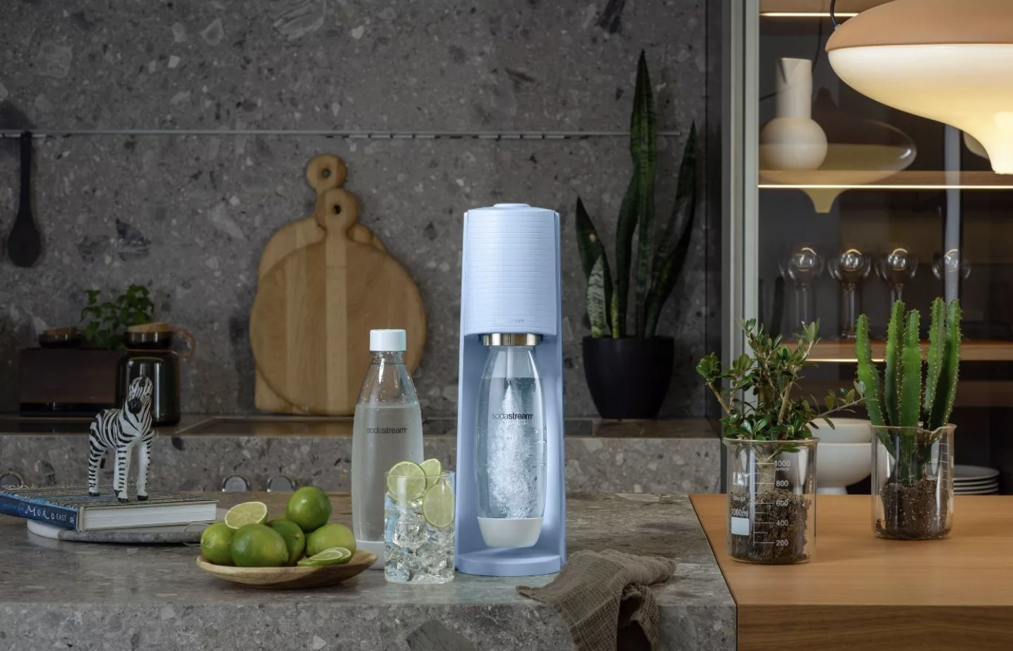 The sodastream making sparkling water