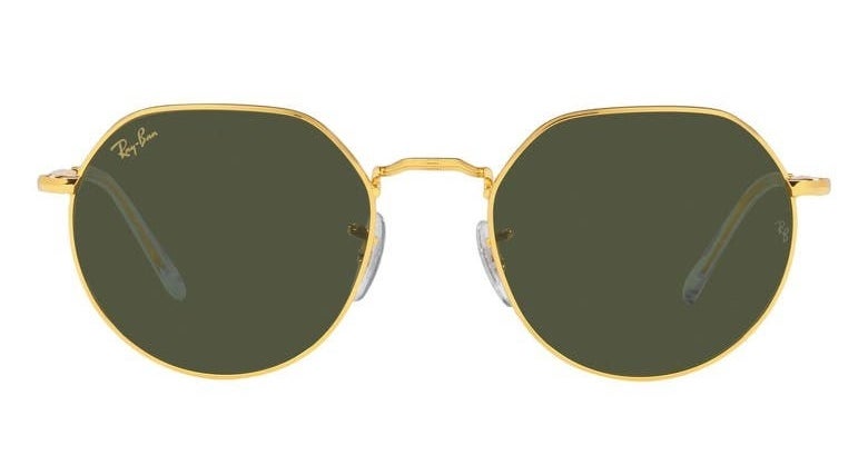 the classic sunglasses with gold frames