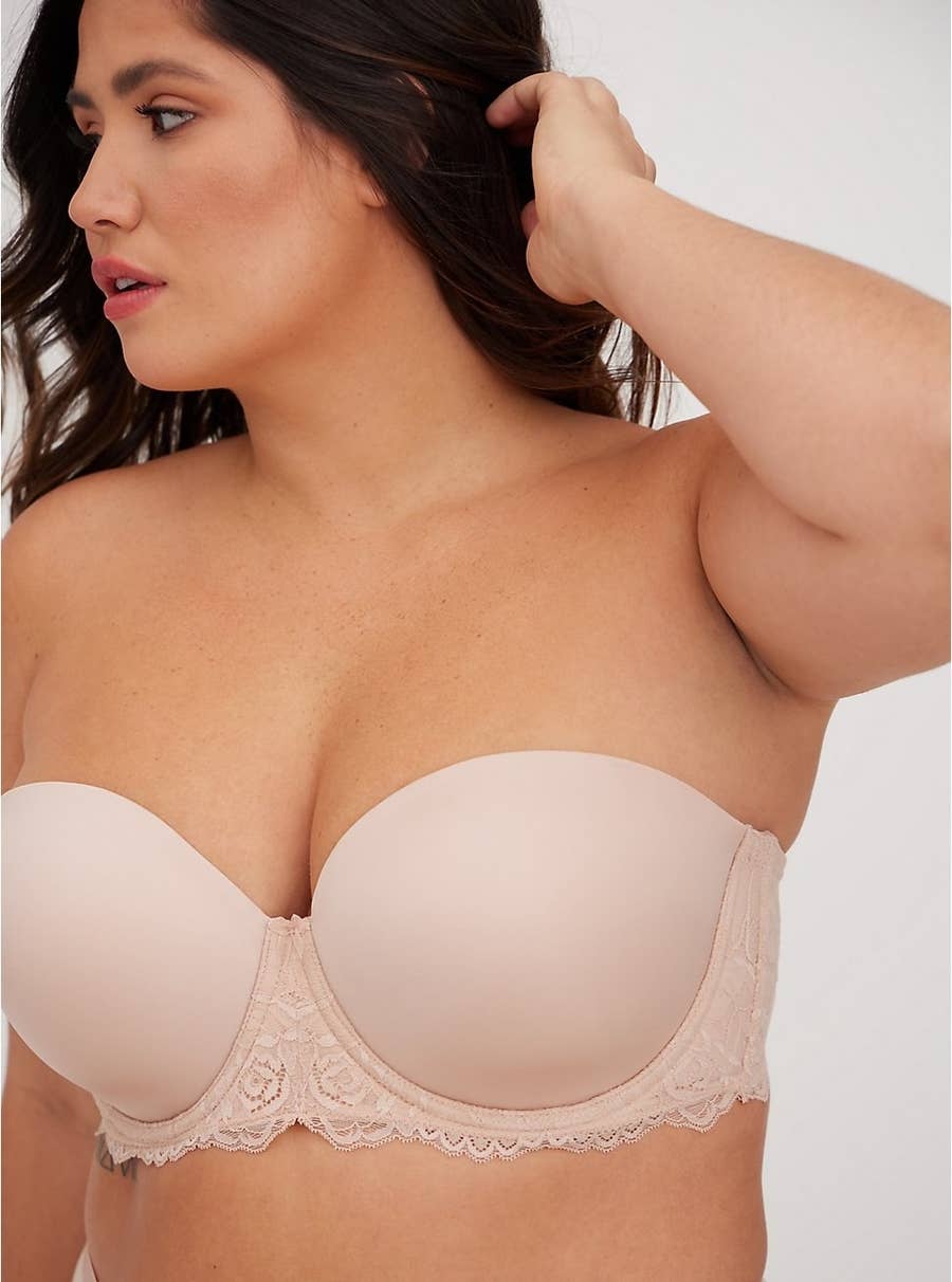 Torrid - A Push-Up Strapless Bra so comfortable and