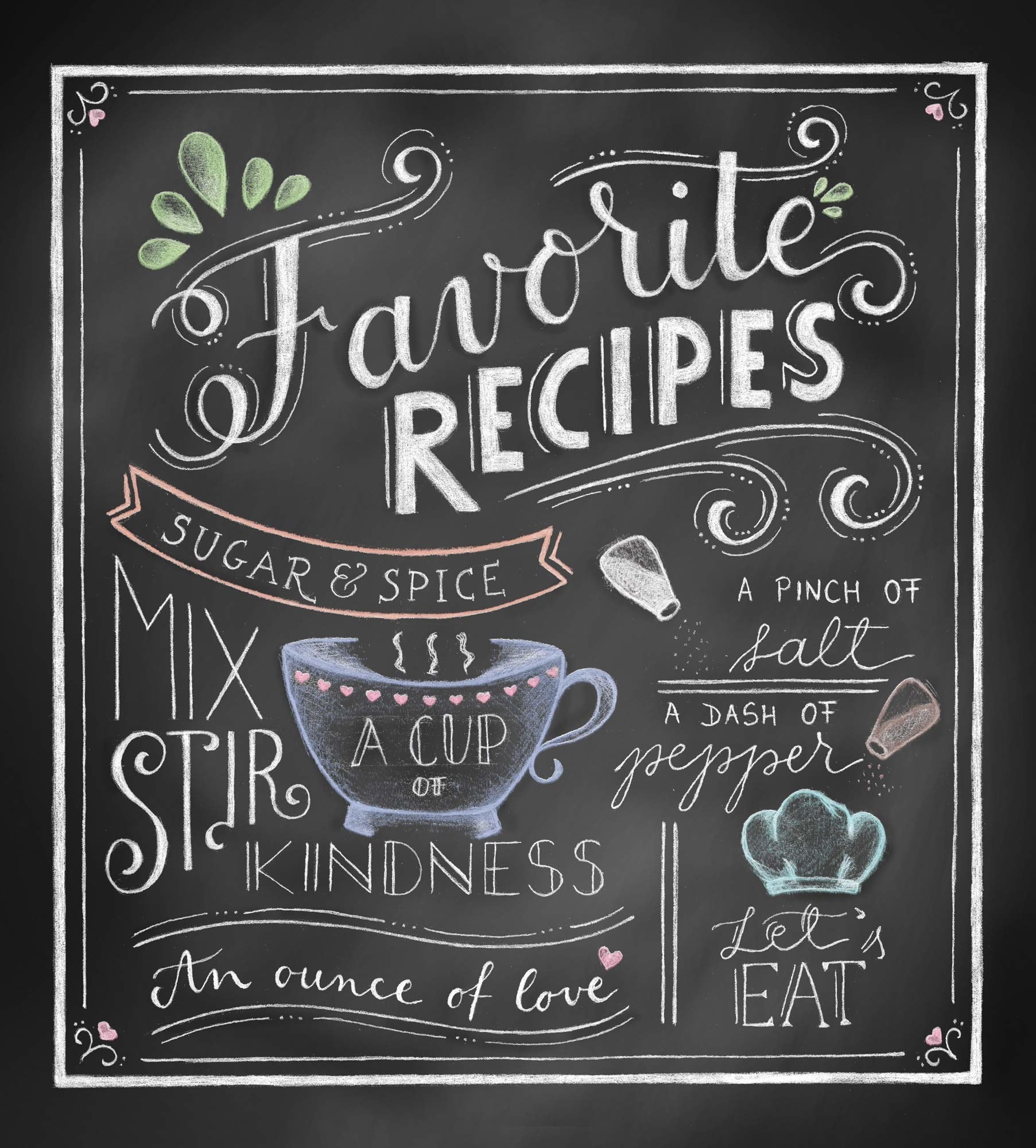 the cover of the recipe binder