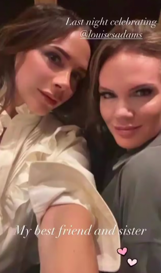 My best friend and sister snapchat of victoria beckham and her sissy