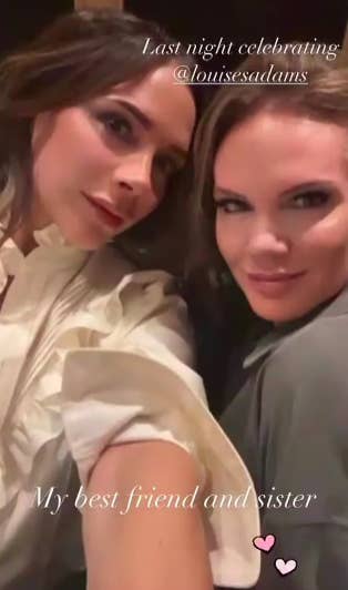 My best friend and sister snapchat of victoria beckham and her sissy