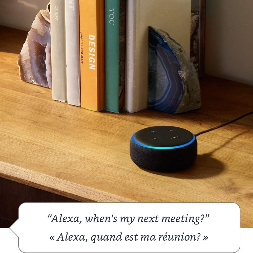 The echo dot will remind you of your appointments