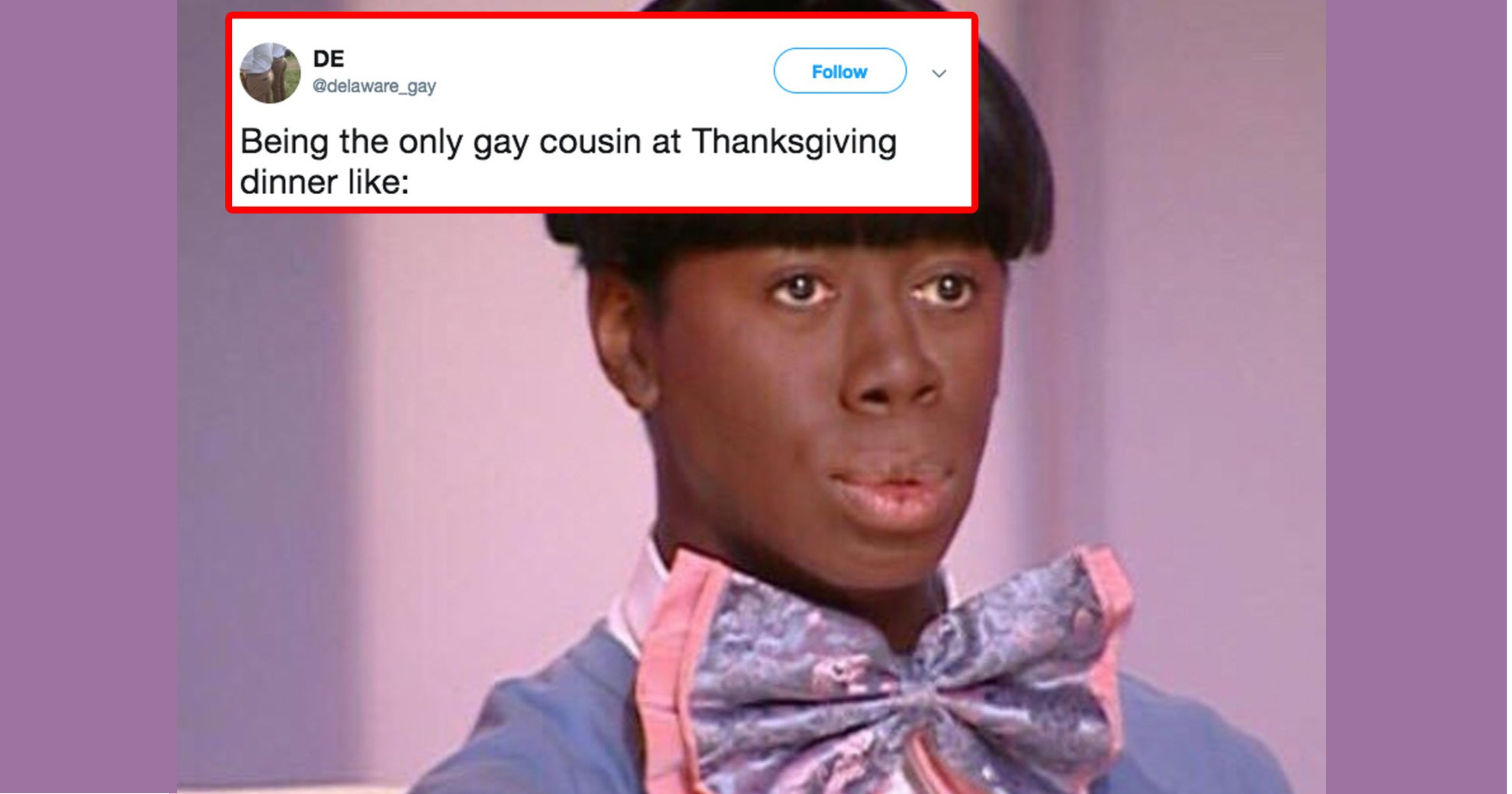 thanksgiving gay meme