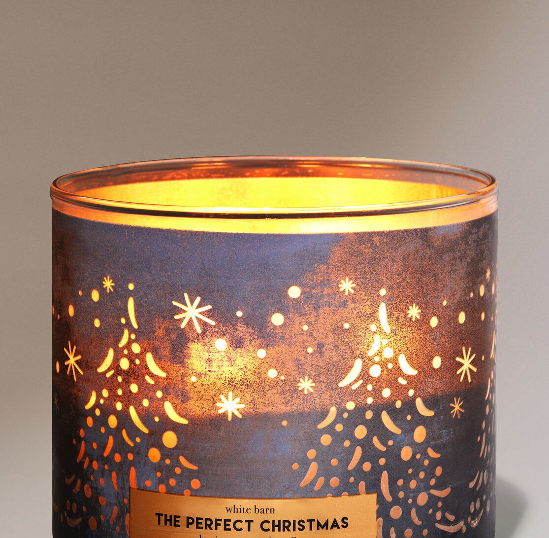 the perfect christmas luminary candle