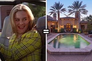 Cher equals mansion pool