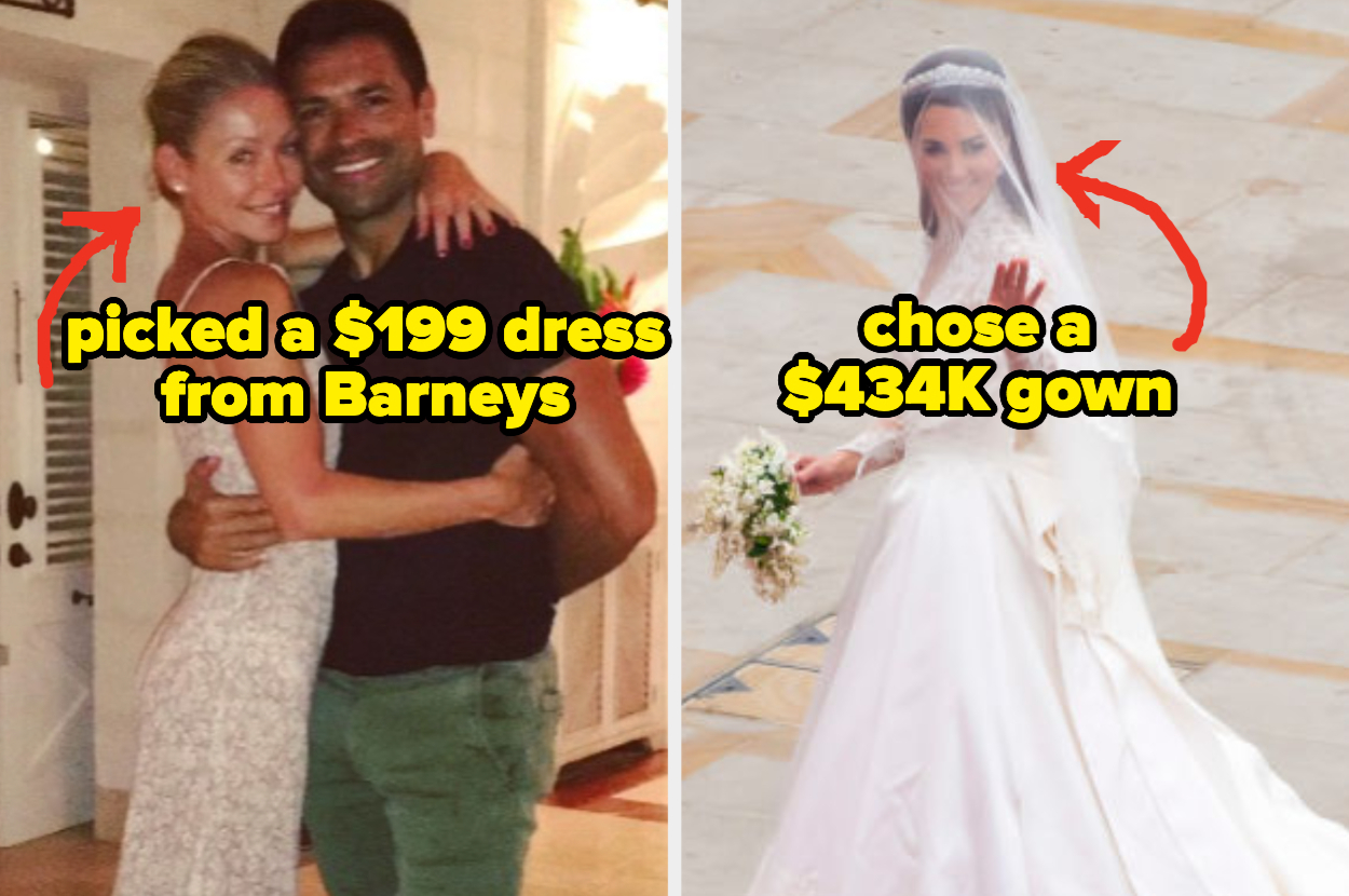 celebrity wedding gown