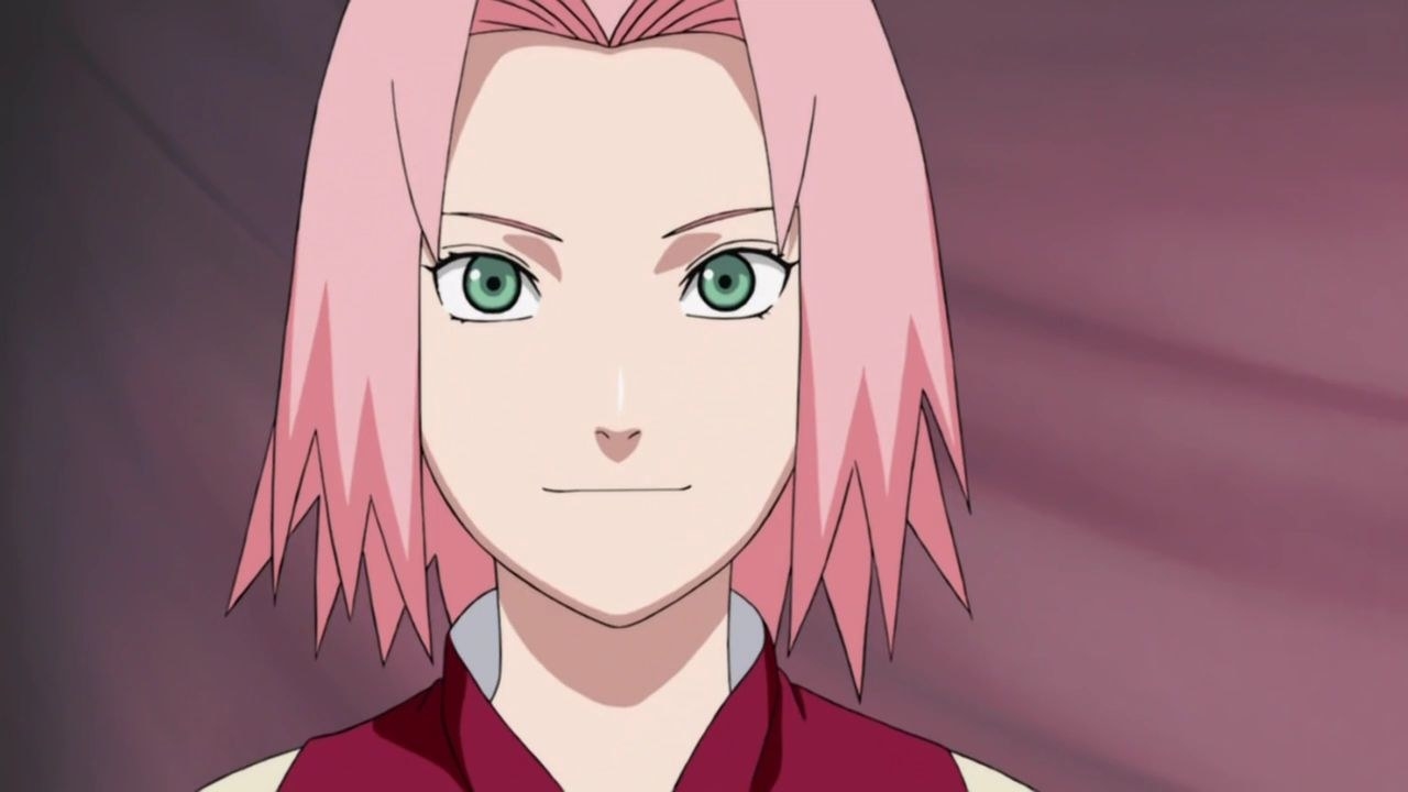 Sakura, voiced by Kate Higgins, on &quot;Naruto&quot;