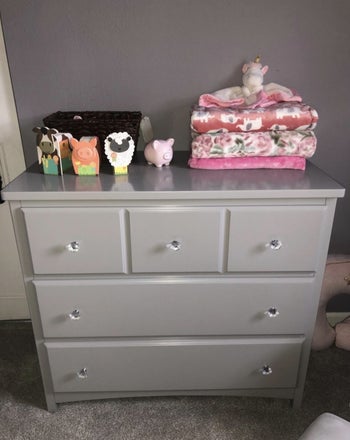 Reviewer's photo of dresser