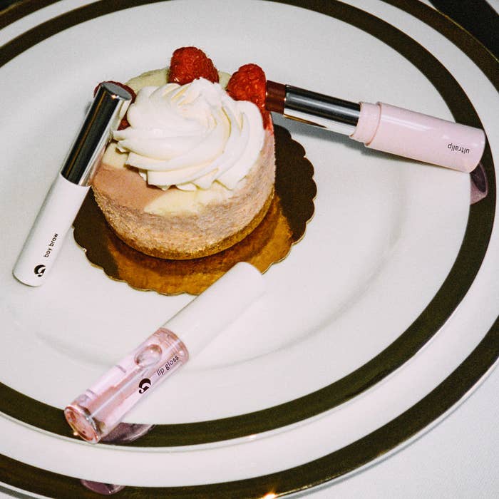 products on a dessert plate