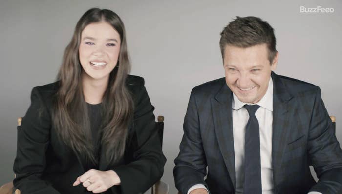 Hailee and Jeremy laughing