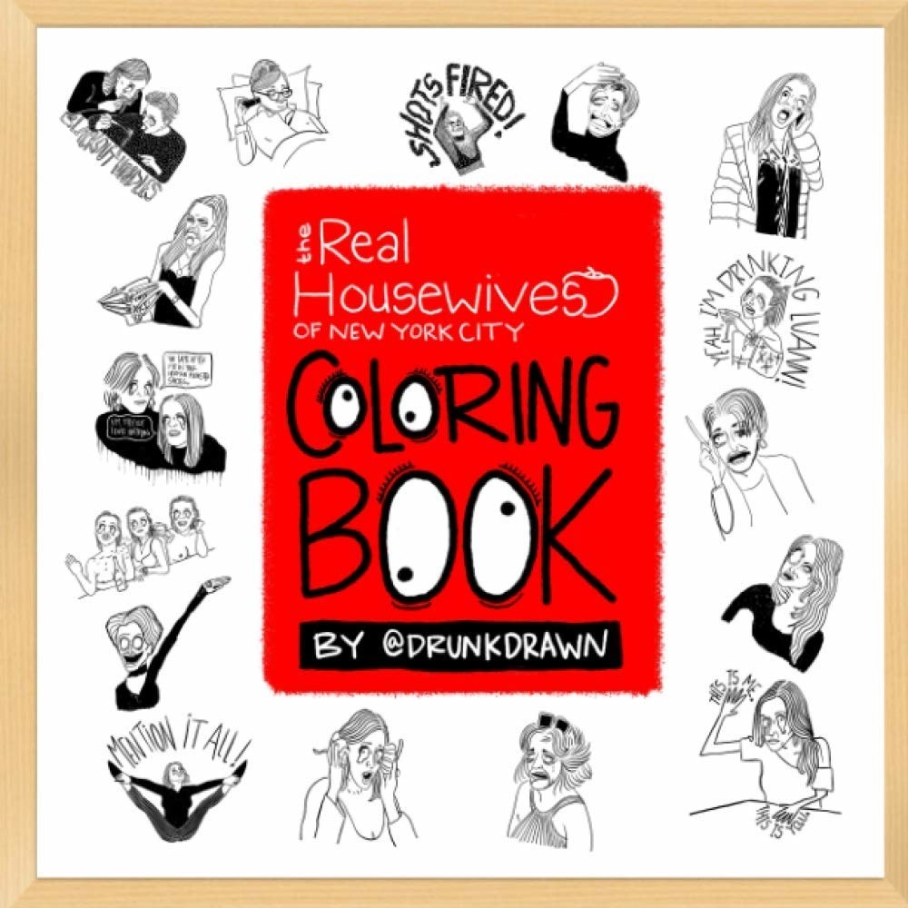 The cover of the colouring book