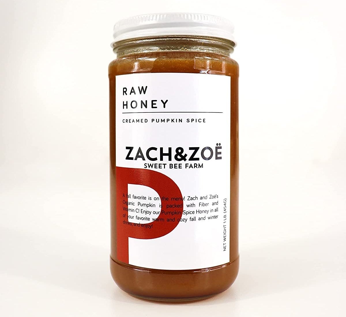The jar of pumpkin spice honey