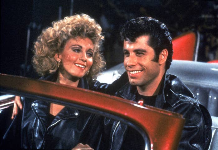 Sandy and Danny in Grease