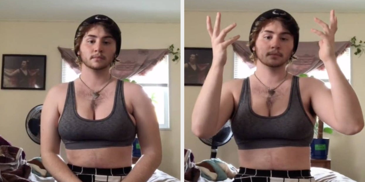 Did Top Surgery Make a Visual Difference? Sports Bra vs. Binder vs. Top  Surgery 
