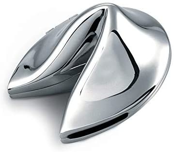 The silver fortune cookie paperweight