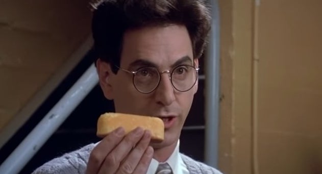 Egon holding a Twinkie in &quot;Ghostbusters&quot;
