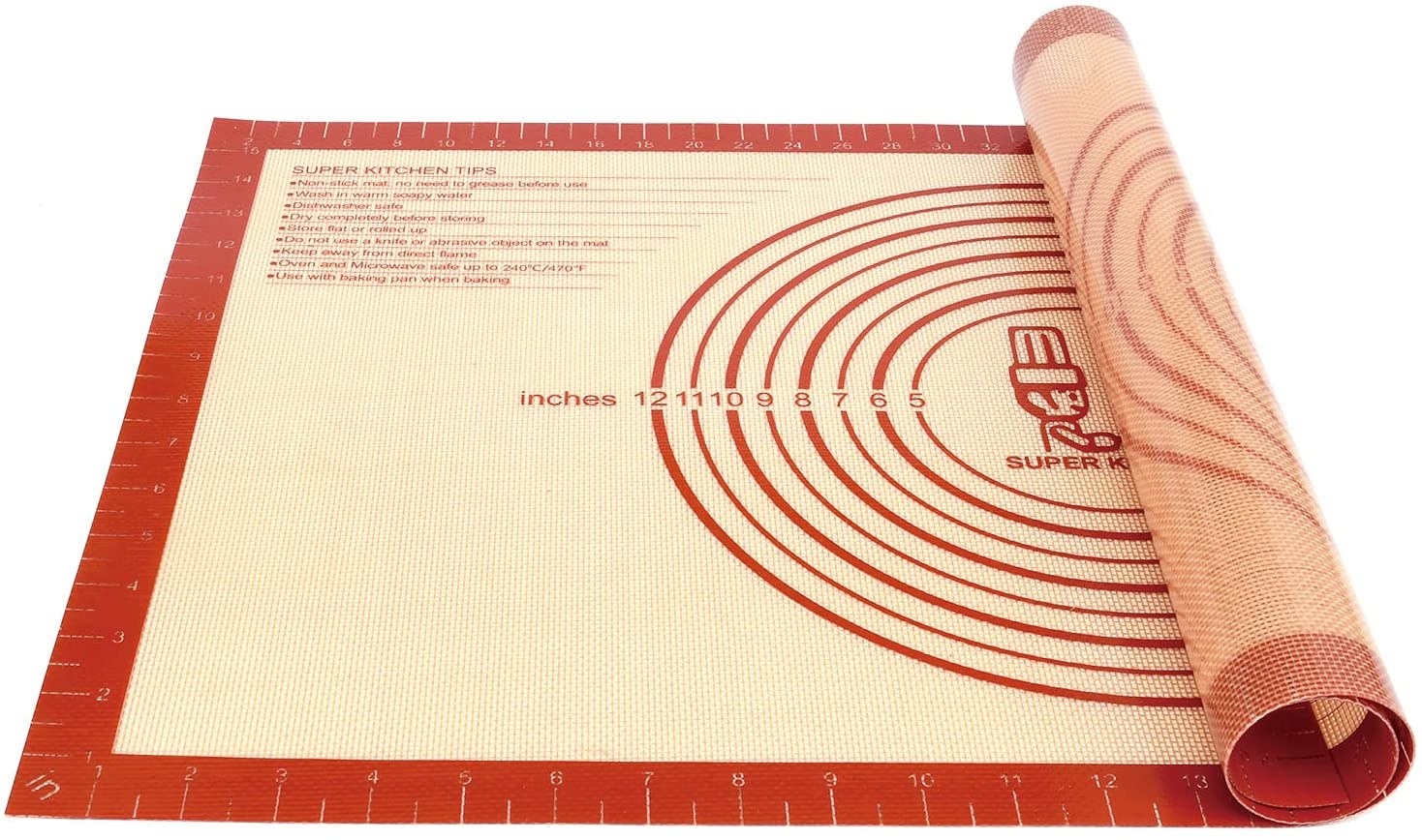 The silicone baking mat