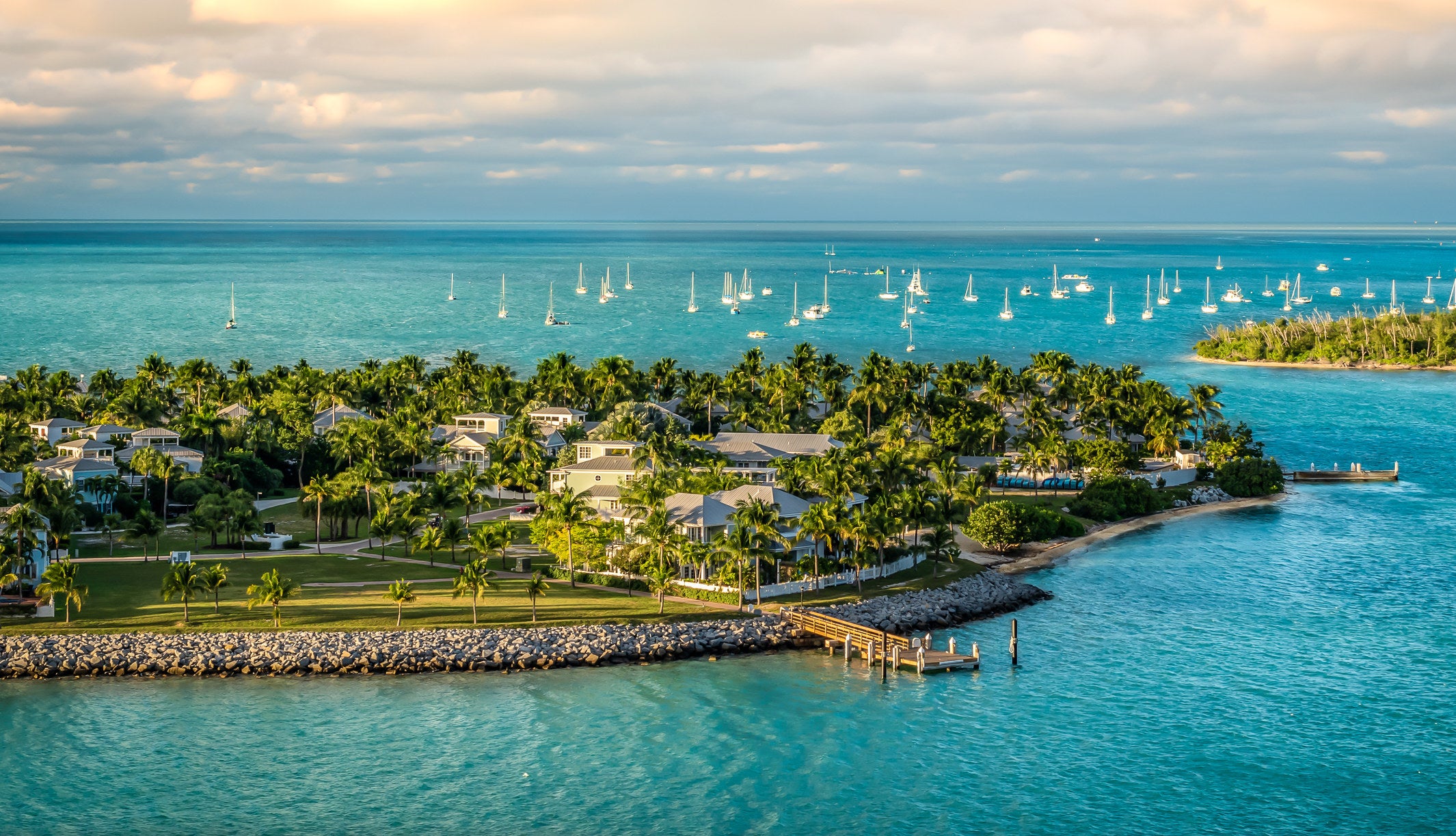 Island of Sunset Key in Key West, Florida