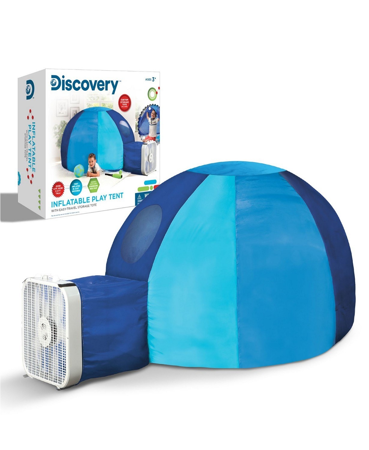 The inflatable tent