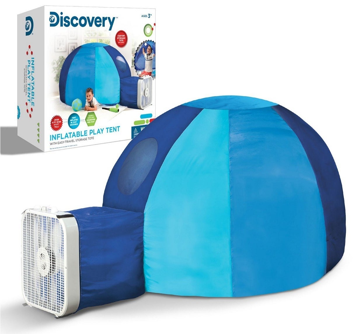 The inflatable tent
