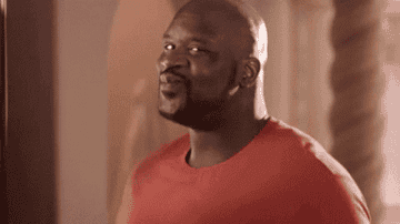 Shaq being excited gif