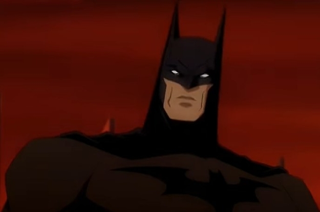 Batman looking down