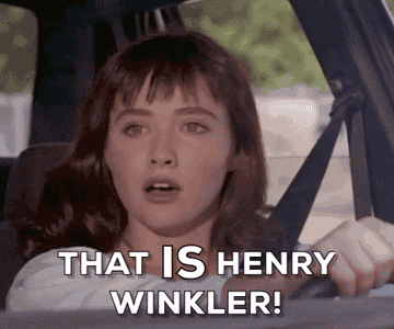Brenda exclaiming about Henry Winkler