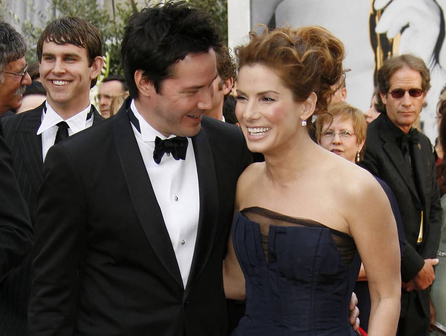 Keanu Reeves Brought Sandra Bullock Truffles And Champagne