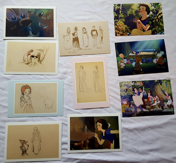reviewer image of some snow white postcards from box