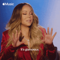 Mariah carey saying &quot;it&#x27;s glamorous.&quot;