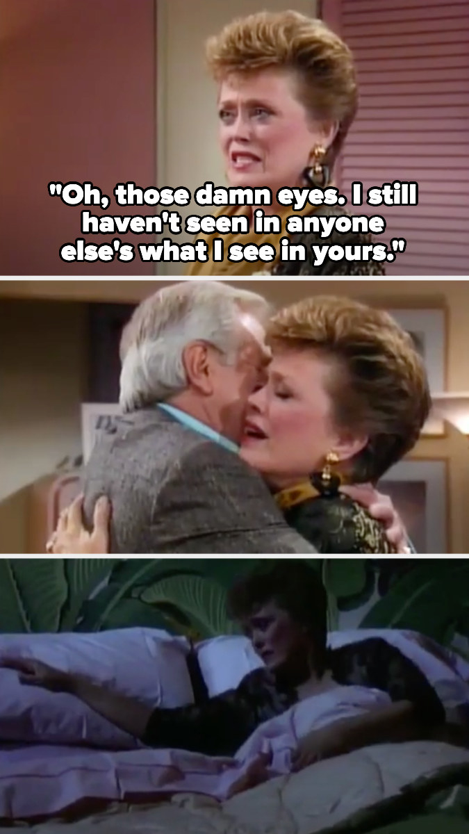 Blanche tells her husband she&#x27;s never found anyone whose eyes have shown her what his has then hugs him, then she wakes up and sees he&#x27;s not there