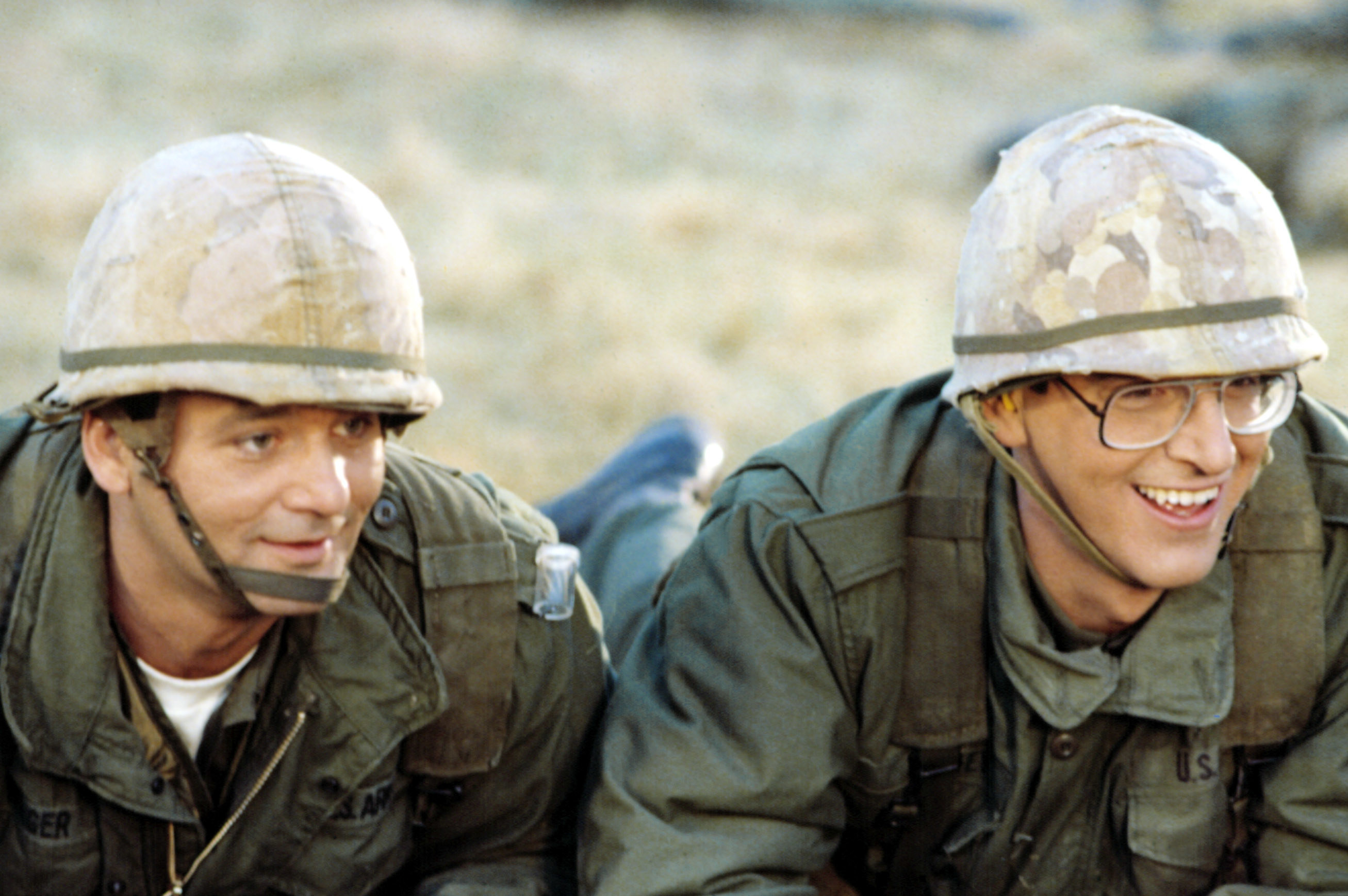 (L-R) John Winger (Bill Murray) and Russell Ziskey (Harold Ramis) in &quot;Stripes&quot;