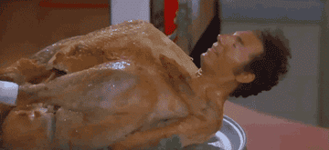 Kramer as a turkey