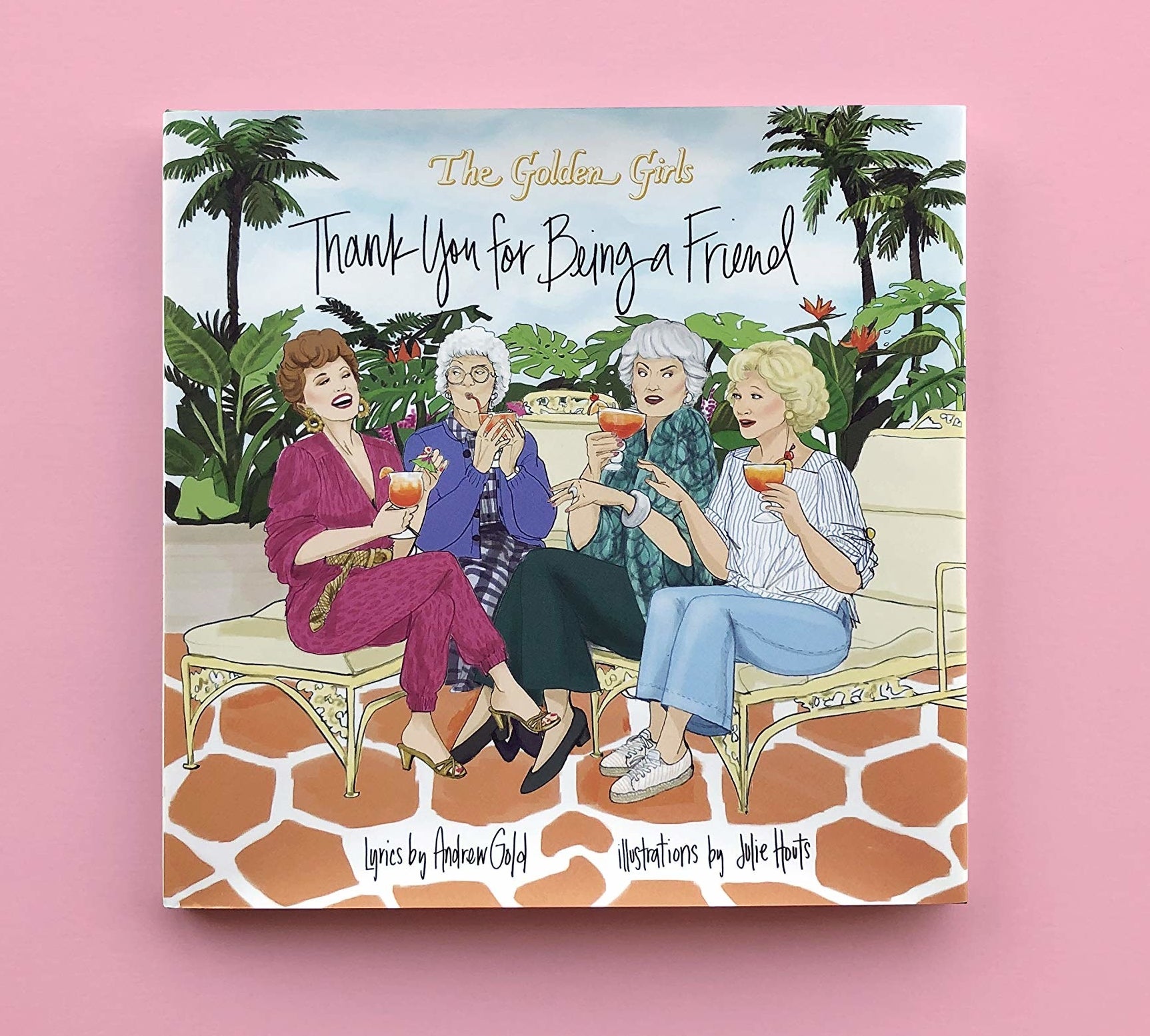 A Golden Girls picture book on a plain background