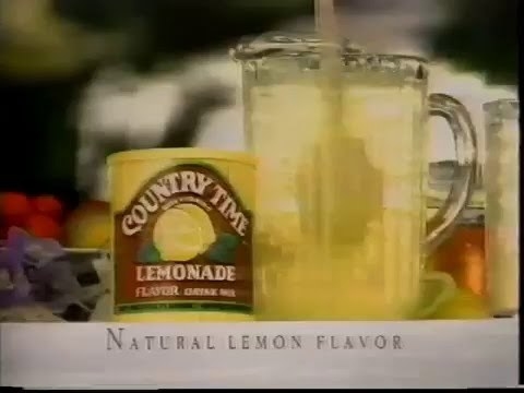 Screen shot of Country Time Lemonade container next to a lemonade pitcher