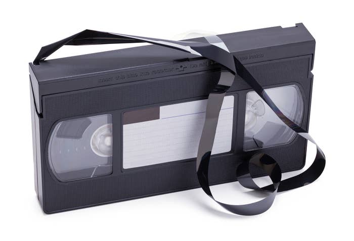 VHS tape destroyed by VCR