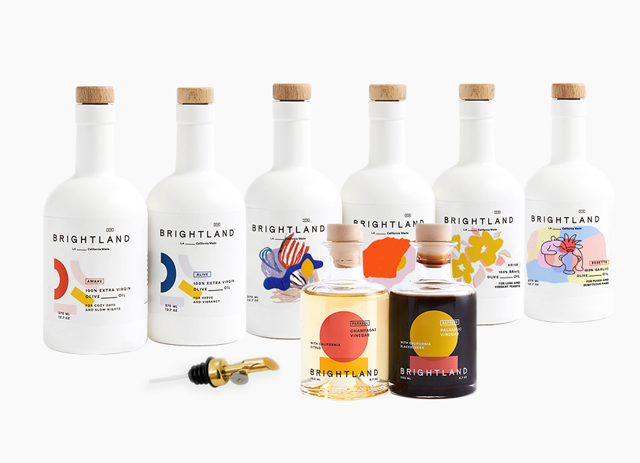 bottle of brightland oil