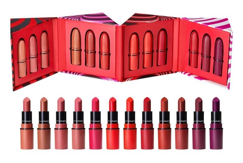 the 12 different lipstick shades