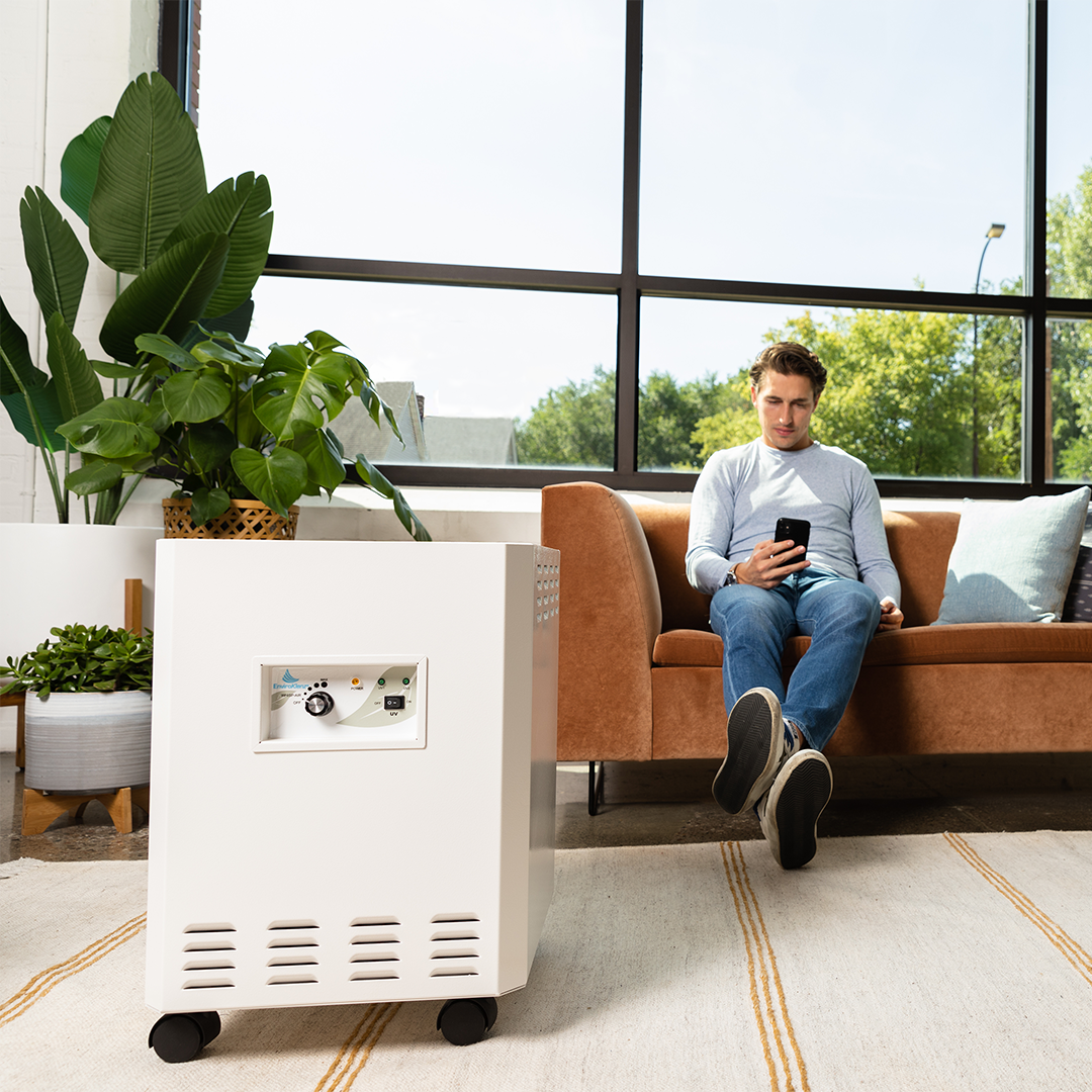 air system machine in living room